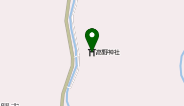 高野神社の地図画像