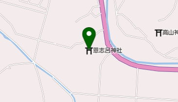 恩志呂神社の地図画像