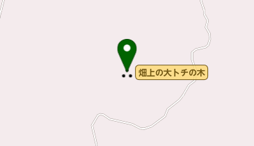 畑上の大トチの木の地図画像