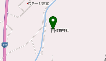 弥長神社の地図画像