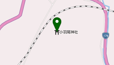 小羽尾神社の地図画像