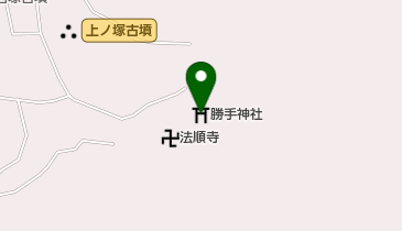 勝手神社の地図画像