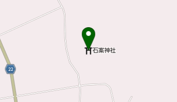石案神社の地図画像