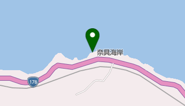 奈具海岸の地図画像