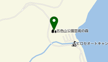 五色山公園芸術の森の地図画像