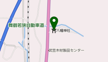 八幡神社の地図画像
