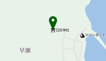 日吉神社の地図画像