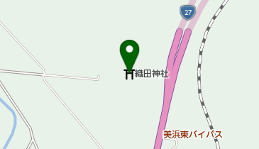 織田神社の地図画像