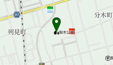 梨木公園の地図画像