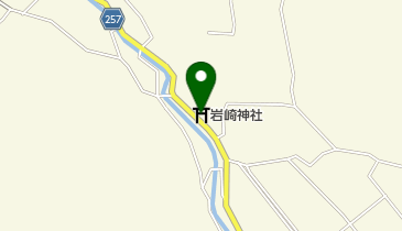岩崎神社の地図画像