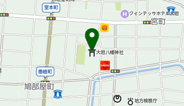 大垣八幡神社の地図画像