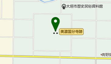 美濃国分寺跡の地図画像