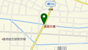 茜部大橋の地図画像