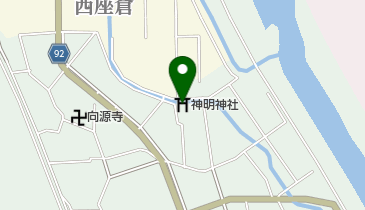 神明神社の地図画像