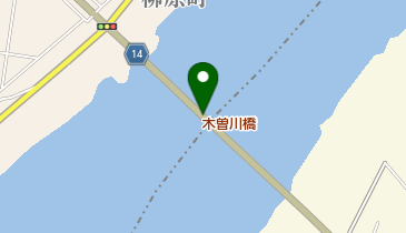 木曽川橋の地図画像