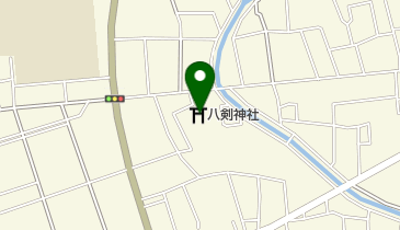 八剣神社の地図画像