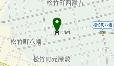 七所社の地図画像