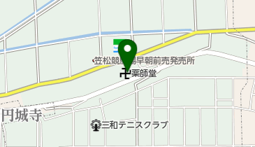 薬師堂の地図画像