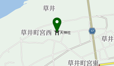 天神社の地図画像