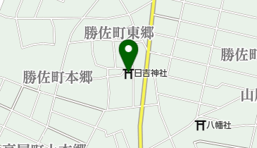 日吉神社の地図画像