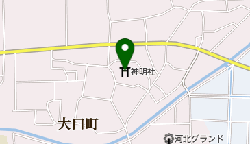 神明社の地図画像