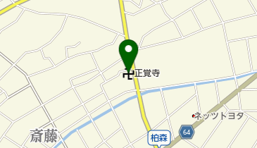 正覚寺の地図画像