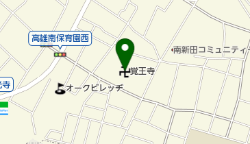 覚王寺の地図画像