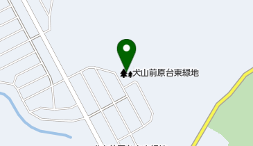 犬山前原台東緑地の地図画像