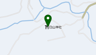 白山神社の地図画像