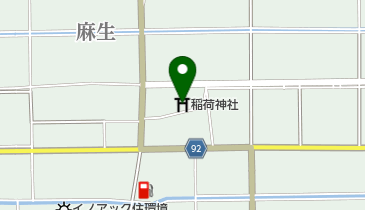 稲荷神社の地図画像