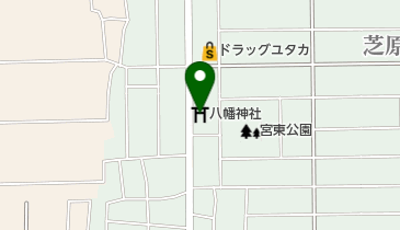八幡神社の地図画像