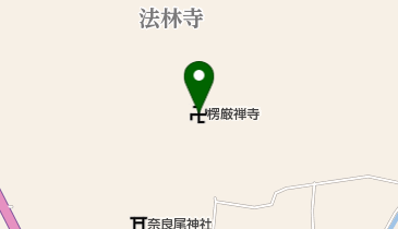 楞厳禅寺の地図画像