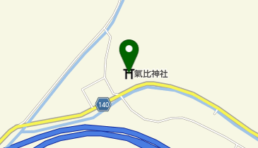 氣比神社の地図画像