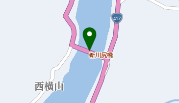 新川尻橋の地図画像