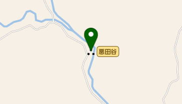 悪田谷の地図画像