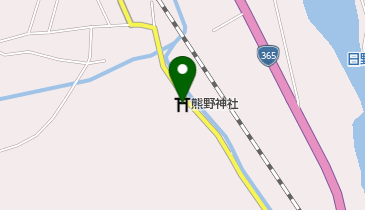 熊野神社の地図画像