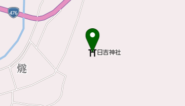 日吉神社の地図画像