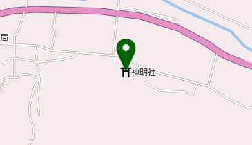 神明社の地図画像