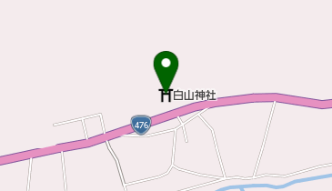 白山神社の地図画像