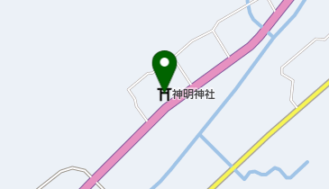 神明神社の地図画像