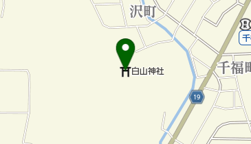 白山神社の地図画像