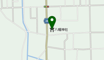 八幡神社の地図画像
