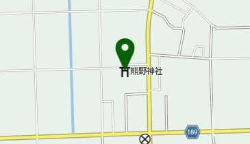 熊野神社の地図画像