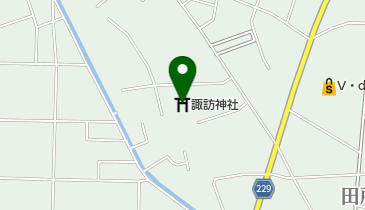 諏訪神社の地図画像