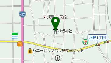 八坂神社の地図画像