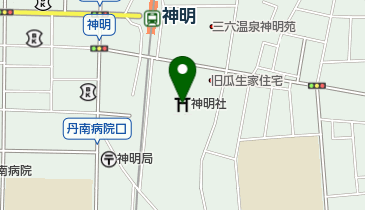 神明社の地図画像