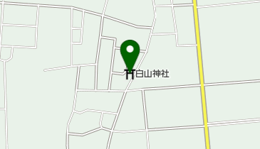 白山神社の地図画像