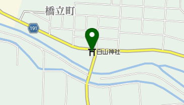 白山神社の地図画像