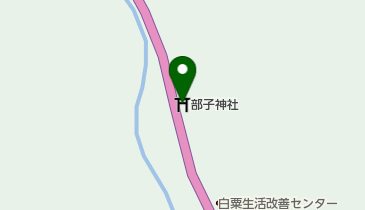 部子神社の地図画像