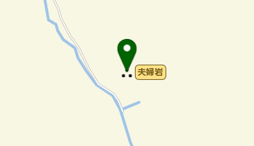 夫婦岩の地図画像